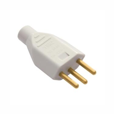 Imagem de PLUGUE 2P+T - 10A/250V JUNÇÃO MACHO - CINZA SOBREPOR – FAME