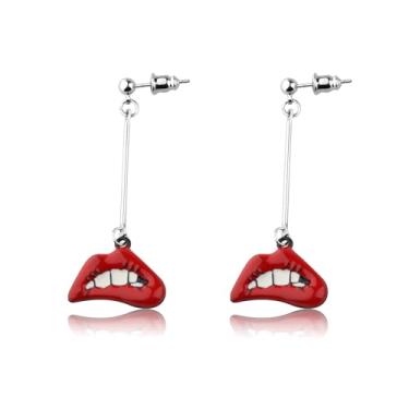 Imagem de AKTAP Presentes de filmes de terror com pingente L-ps vermelho joias inspiradas para fãs de R, lembrancinhas de festa cosplay, samll, Aço inoxidável, Sem pedra preciosa