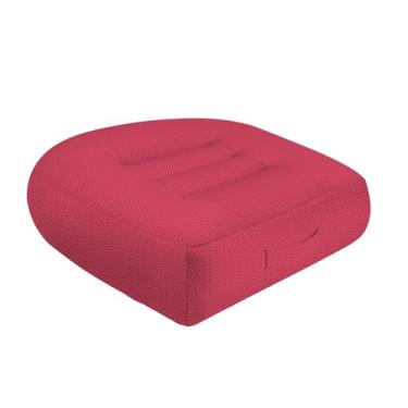 Imagem de runfider Almofada de assento de carro para adultos e crianças – Almofada ajustável de altura grossa com capa de malha respirável, almofada de assento portátil para dirigir, cadeira de escritório