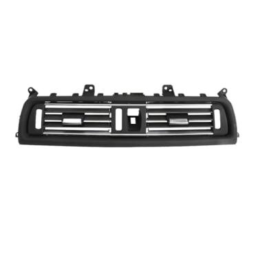 Imagem de Console central do motorista direito Ar condicionado fresco Saída de ventilação AC com cromado, compatível com BMW F10 F11 Série 5 64229166888(Middle With Chrome)