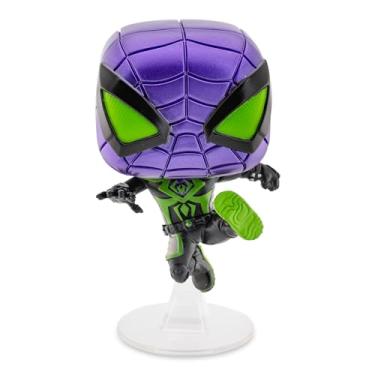 Imagem de Funko Pop! Games: Marvel’s Spider-Man: Miles Morales - Miles Purple Rain Suit Multicolor, 3.75 inches