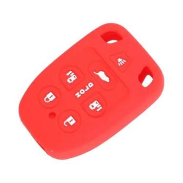 Imagem de Jingyuqin 6B Capa de silicone para chave remota de carro para estilo H