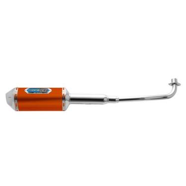 Imagem de Escape Tamanho Mini 3 Biz 100 2013 a 2015 Curva Cromada - PRO TORK, DO