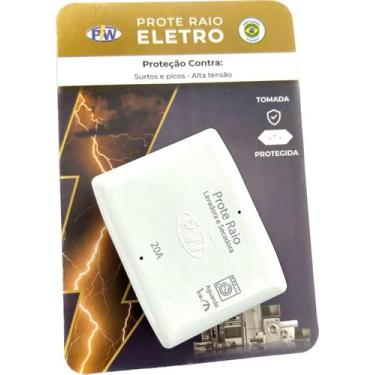 Imagem de Prote raio eletro bivolt 20a - PW, Branco, Bivolt