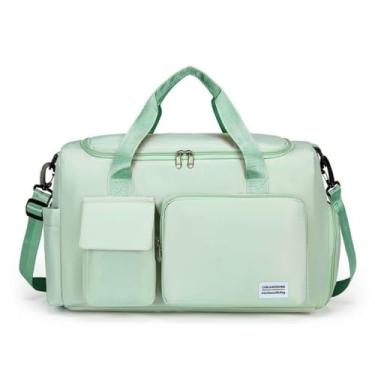 Imagem de Bolsa Mala De Viagem Academia Multifuncional De Grande Capacidade(Verde)