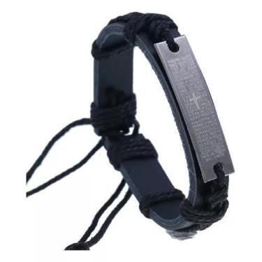 Imagem de Pulseira Pai Nosso Oração Materia Sintetico 21 Cm Espanhol - MinyMix