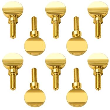 Imagem de 10 parafusos de pescoço de saxofone para juntas de saxofone diâmetro da rosca 4 mm, parafuso de substituição de instrumento de latão parafuso de aperto parafuso de saxofone para soprano alto tenor