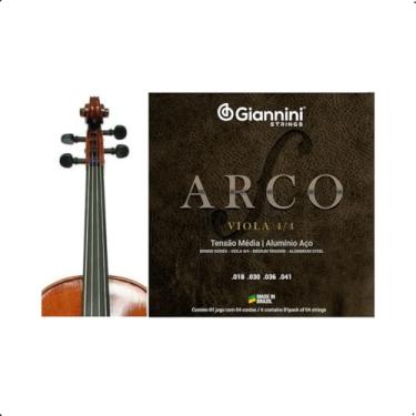 Imagem de Encordoamento Viola Arco Giannini Geavoa