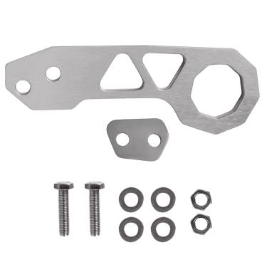 Imagem de Tow Hook Engate Reboque Carro Camionete tuning Cinza Veicul