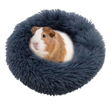 Imagem de Yinprwi Camas de porquinho da índia, camas de hamster, acessórios para gaiolas para animais de estimação, cama grossa e quente de porquinho-da-índia de inverno para ouriço, chinchila e animais