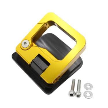 Imagem de Generic Gancho de motocicleta, porta-malas do porta-malas do gancho de montagem de cicatrizes Capaceador de capacete de ajuste, gancho de scooter para GTS 300, Amarelo