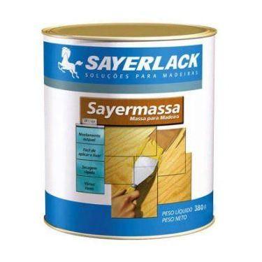 Imagem de Massa para Madeira 900ml - SAYERLACK, mogno, branco