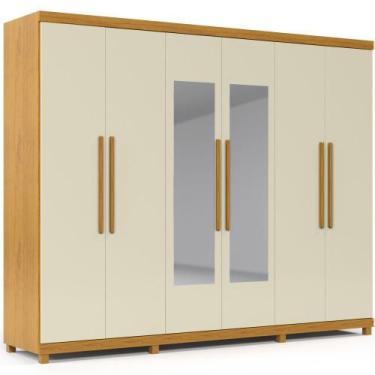 Imagem de Guarda Roupas casal Gelius Absolut New 06 portas 04 gavetas com espelh