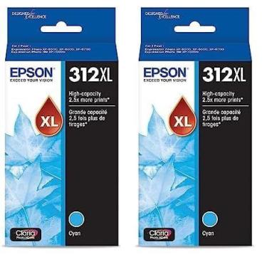 Imagem de Cartucho de tinta Epson T312XL220-S Claria Photo HD Cyan (pacote 2)