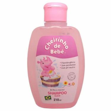 Imagem de Shampoo Cheirinho de Bebê Rosa 210ml