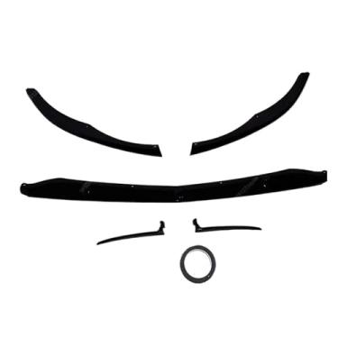 Imagem de Compatível com Mercedes Benz Classe C W205 C205 C63 C63s AMG 2015-2022 Para-choque dianteiro, spoiler, divisor, difusor, kit de carroceria, ajuste(Matte Black)