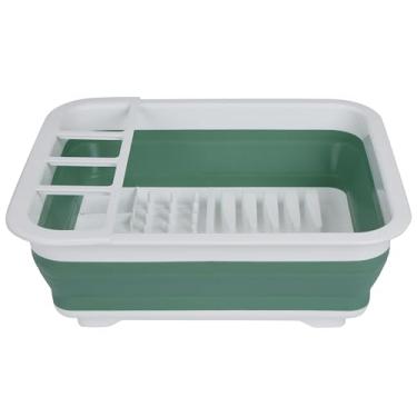 Imagem de Kitchen Details Escorredor de pratos dobrável em sálvia