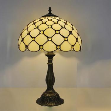 Imagem de Retro Luxo Americano Criativo Vidro Colorido Led Luz De Mesa, Iluminação Para Sala De Estar Estúdio Quarto Villa Hotel Decoração (Estilo 37)