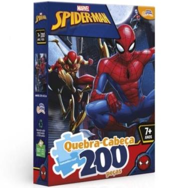 Imagem de Quebra Cabeça 200 Peças Homem Aranha - Toyster 8023
