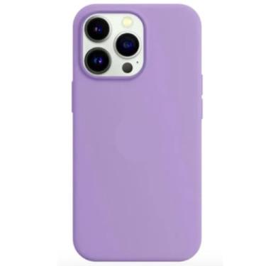 Imagem de Capa Capinha Para iPhone 13 Pro Max Lilás Aveludado