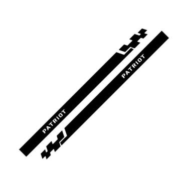 Imagem de Adesivos Laterais Para Porta De Carro Jeep Cherokee Commander Compass 