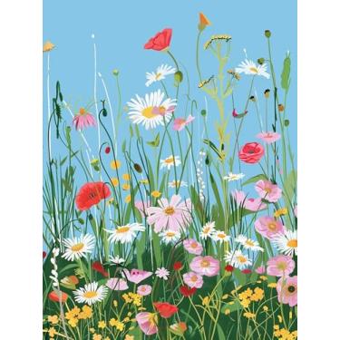 Imagem de Yomiie Kits de arte de diamante de flores 5D para adultos, pintura com buquê de pintura de diamante, kits de brocas redondas completas, bordado, strass, diamante, cristal, artesanato, tela, decoração