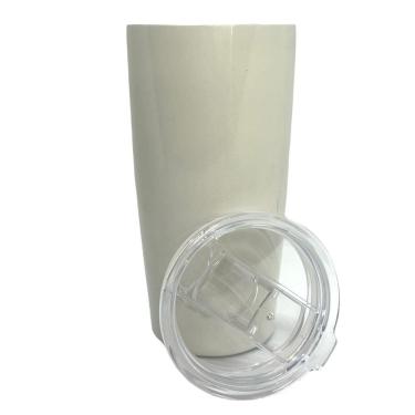 Imagem de Copo Térmico Branco Com Tampa 500Ml