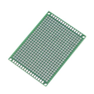 Imagem de Placa de PCB Fibra de Vidro Perfurada 12x18 cm Dupla Face - OEM