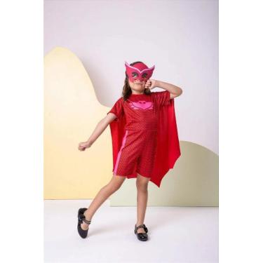 Imagem de Fantasia Temática Corujita PJ Masks com Máscara - Fabuloso Ateliê, 2