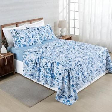 Imagem de Jogo Queen Size Jasmine 400 Fios Premium Conforto Luxo - JM ENXOVAIS, 