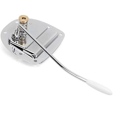 Imagem de RiToEasysports Ponte Vibrato de Metal Tremolo Ponte Premium Substituição de Guitarra para Jazzmaster, Melhor Presente para Proprietários de Guitarra, Prata