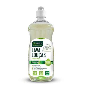 Imagem de Biowash Lava Louças Capim Limão 650ml Hipoalergênico Concentrado