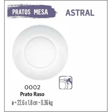 Imagem de Jogo De Prato Astral 04 Pratos Rasos - Vidro 23cm - Nadir Figueiredo