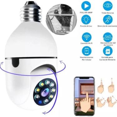 Imagem de Câmera Smart WiFi G4-5,Visão Noturna, Monitoramento App, Rotação 360 -