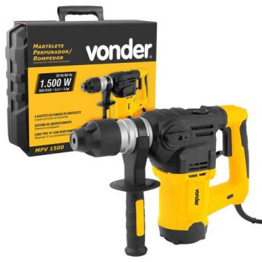 Imagem de Martelete Rompedor Perfurador Elétrico MPV 1500 Vonder 220V, MPV 1500
