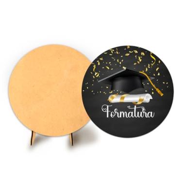 Imagem de Painel Redondo C Elastico 50cm Formatura + Suporte MDF (FOR012)