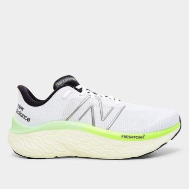 Imagem de Tênis New Balance Fresh Foam X Kaiha Road Masculino, Branco, Verde cla