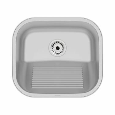 Imagem de Tanque de Encaixe Tramontina Hera Compact 40x35 cm Em Inox Escovado 19 Litros 94404107