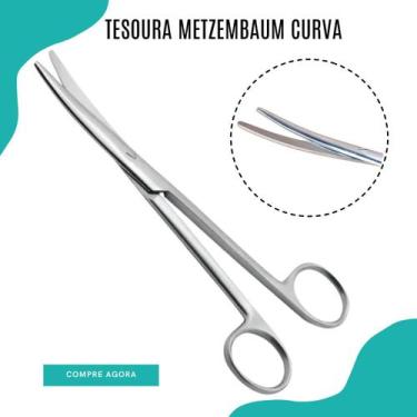 Imagem de Tesoura Metzenbaum Curva - LOVE SAUDE