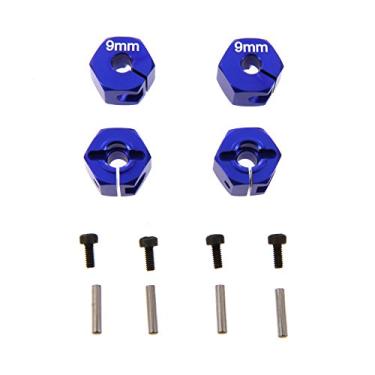 Imagem de Atomik RC Alloy Hex (12mm x 9mm) for 1:10 Axial Wraith + Other Axial Models - Blue - Replaces Part AX30427, AX30429
