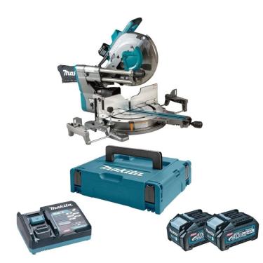 Imagem de Kit Serra De Esquadria 40v Xgt Ls003gz 305mm + 02 Baterias 40v 4ah Xgt 191k08-2 + Carregador Rápid