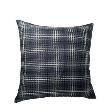Imagem de Conjunto de capa de almofada xadrez clássico estilo country 45x45cm - 