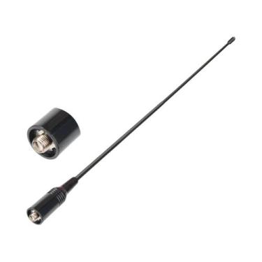 Imagem de Antena Tri-Banda ABBREE Para Walkie Talkie SMA Fêmea Macho VHF UHF GMR