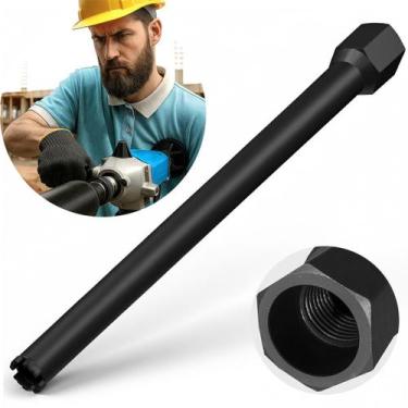 Imagem de Broca Para Perfuratriz Azul Serra Copo Coroa Diamantada 32mm X 450mm 1