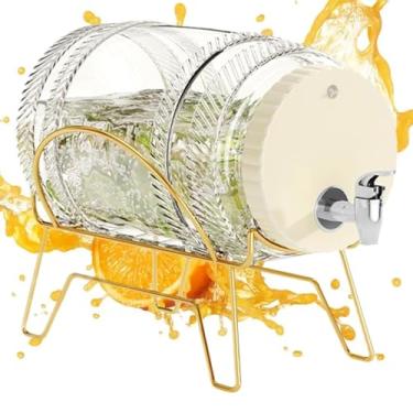 Imagem de Shakven Jarra com tampa, Jarra de chá gelado | Dispensador de suco de chá - Jarro de chá gelado resistente ao calor, dispensador de bebidas, jarro de chá gelado à prova de vazamentos com tampa e