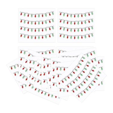 Imagem de Wswqop Adesivos de Luzes de Natal, Adesivos de PVC, à Prova D'água, Adesivos Decorativos para Envelopes, Sala de Jogos, Cozinha, Janelas, álbuns de Fotos, 16 Peças, Tamanho real