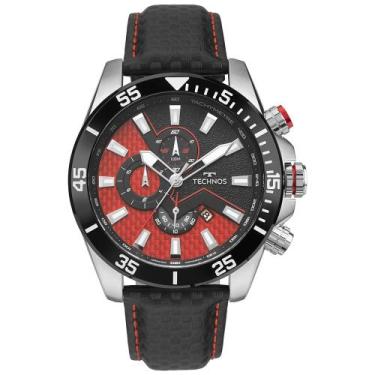 Imagem de Relógio Technos Masculino Ts Carbon Prata - OS1ABV/0R