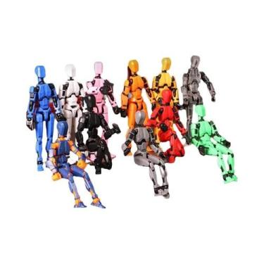 Imagem de Boneco Articulado Com 13 Juntas, Figura Movível Para Montagem DIY, Bri