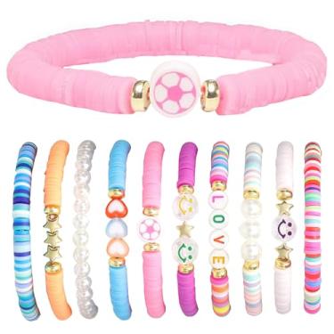 Imagem de CoguZed Pacote com 10 pulseiras de amizade de néon ajustáveis – perfeitas para shows, festas, atividades em sala de aula e bolsas de brinde