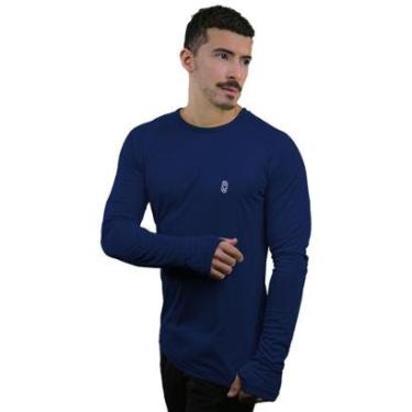 Imagem de Camiseta Skube Com Proteção UV 50+ Segunda Pele Térmica Tecido Termodry Manga Longa Dedeira-Masculino